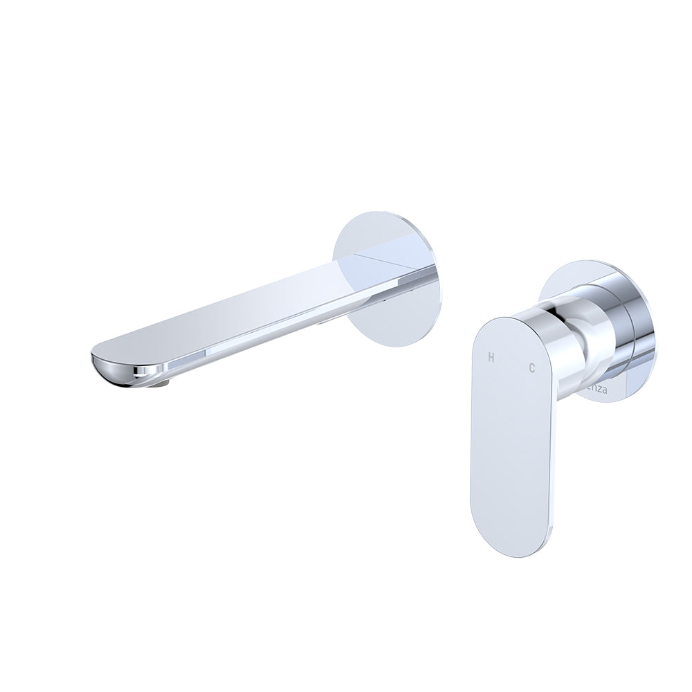 Empire Slim Wall Basin Mixer Separated Backplate