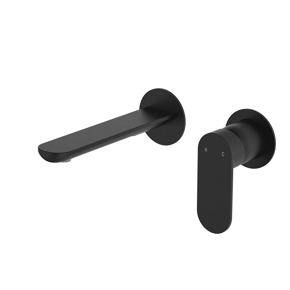 Empire Slim Wall Basin Mixer Separated Backplate