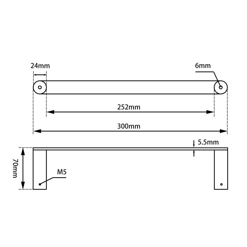 Esperia Hand Towel Rail