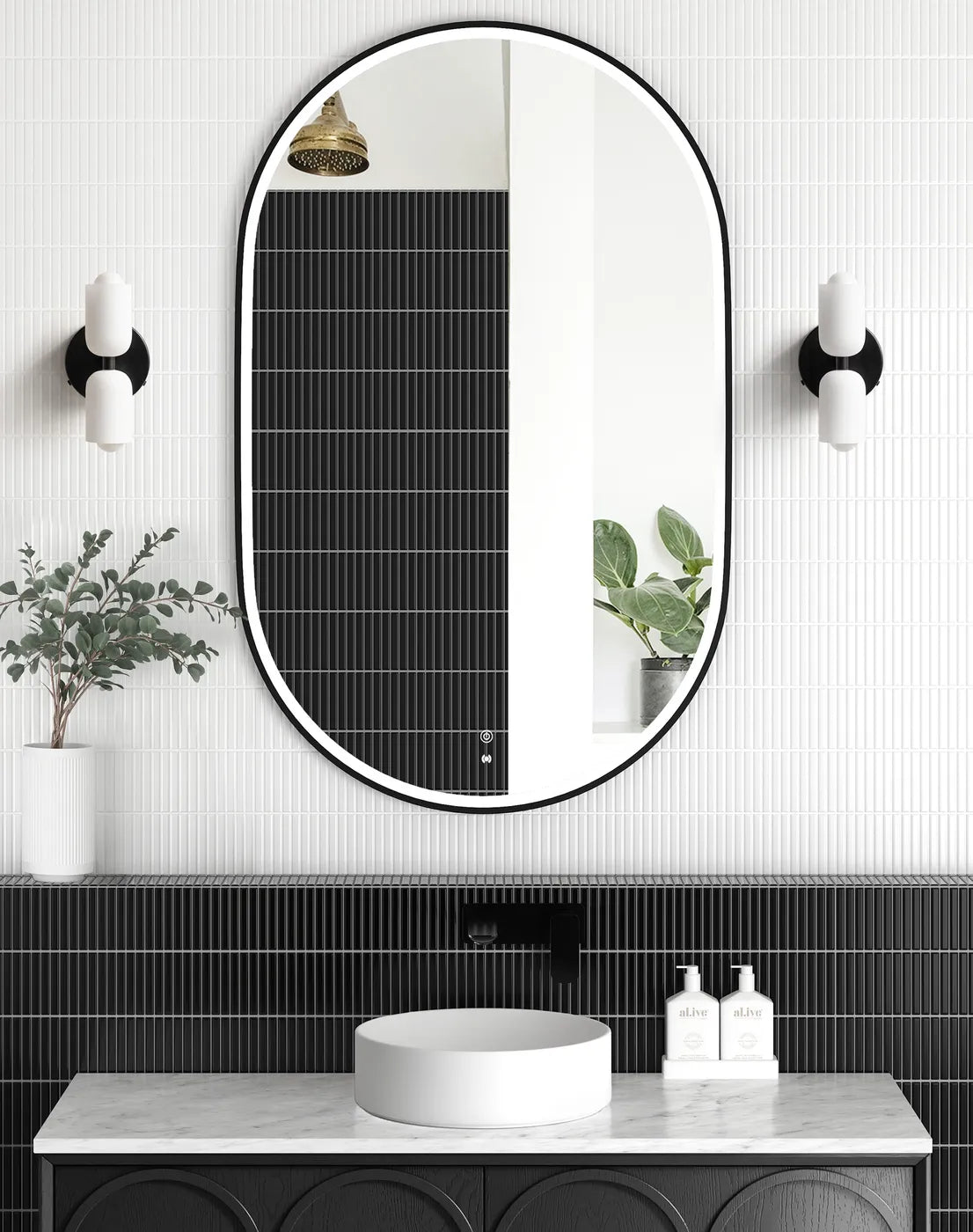 Noosa LED Mirror With Metal Frame