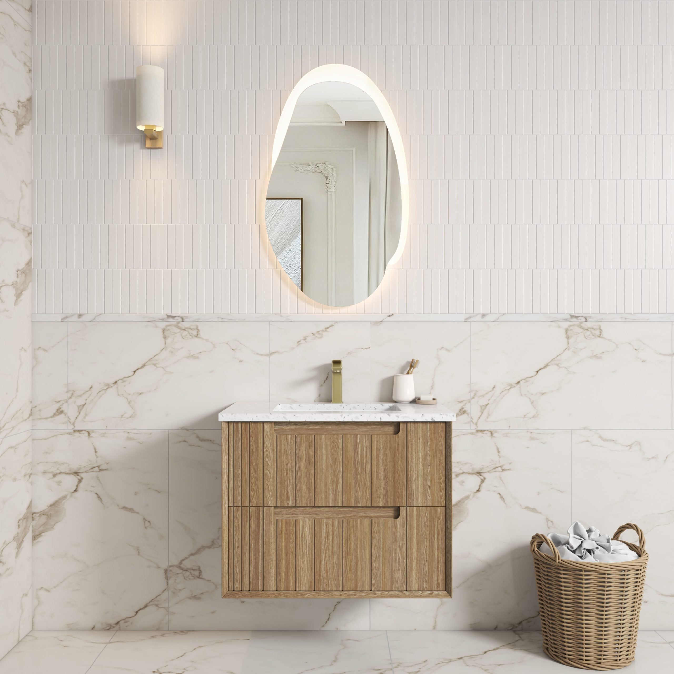 Voulari Framed Wall Hung Vanity