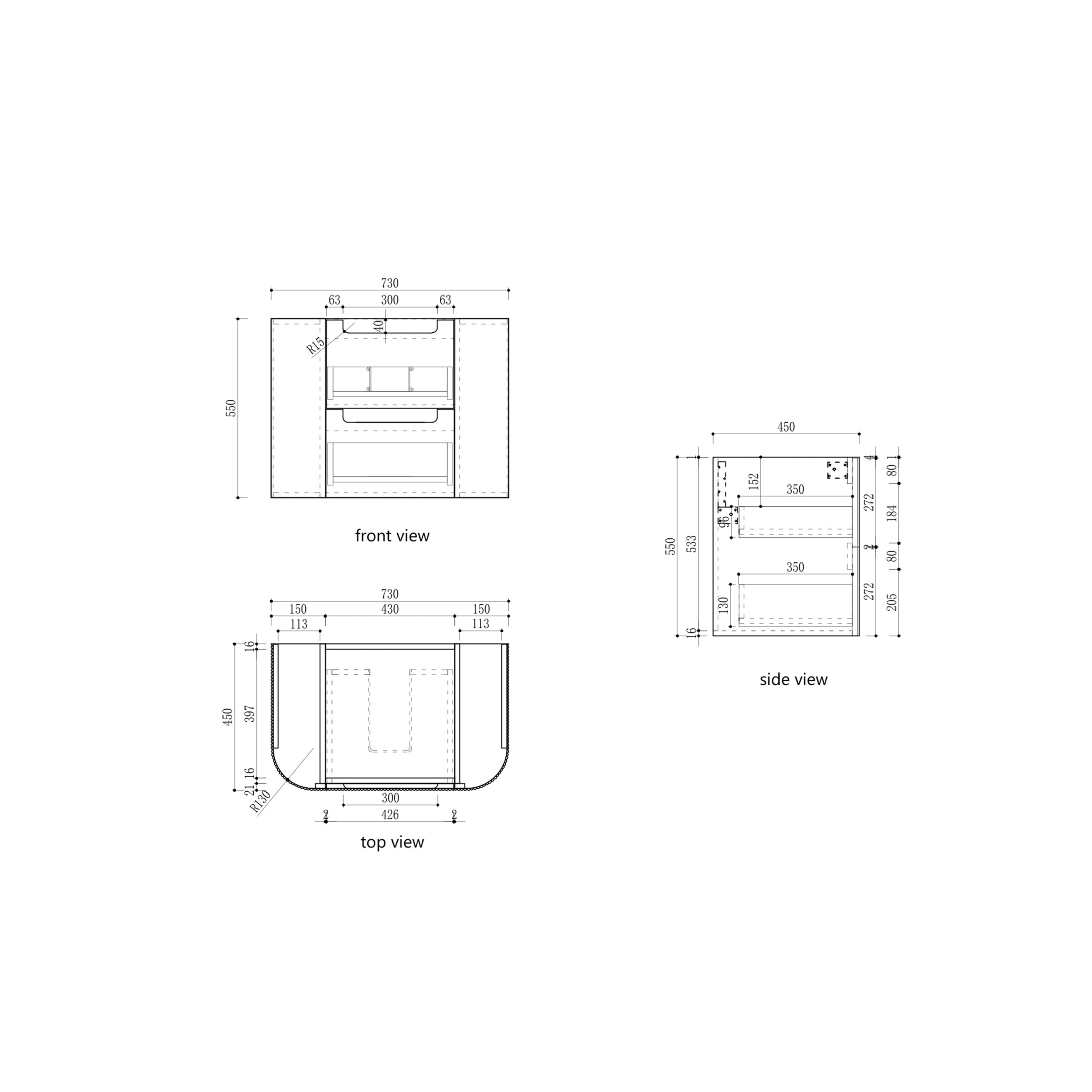 Varcelli Tier Wall Hung Vanity