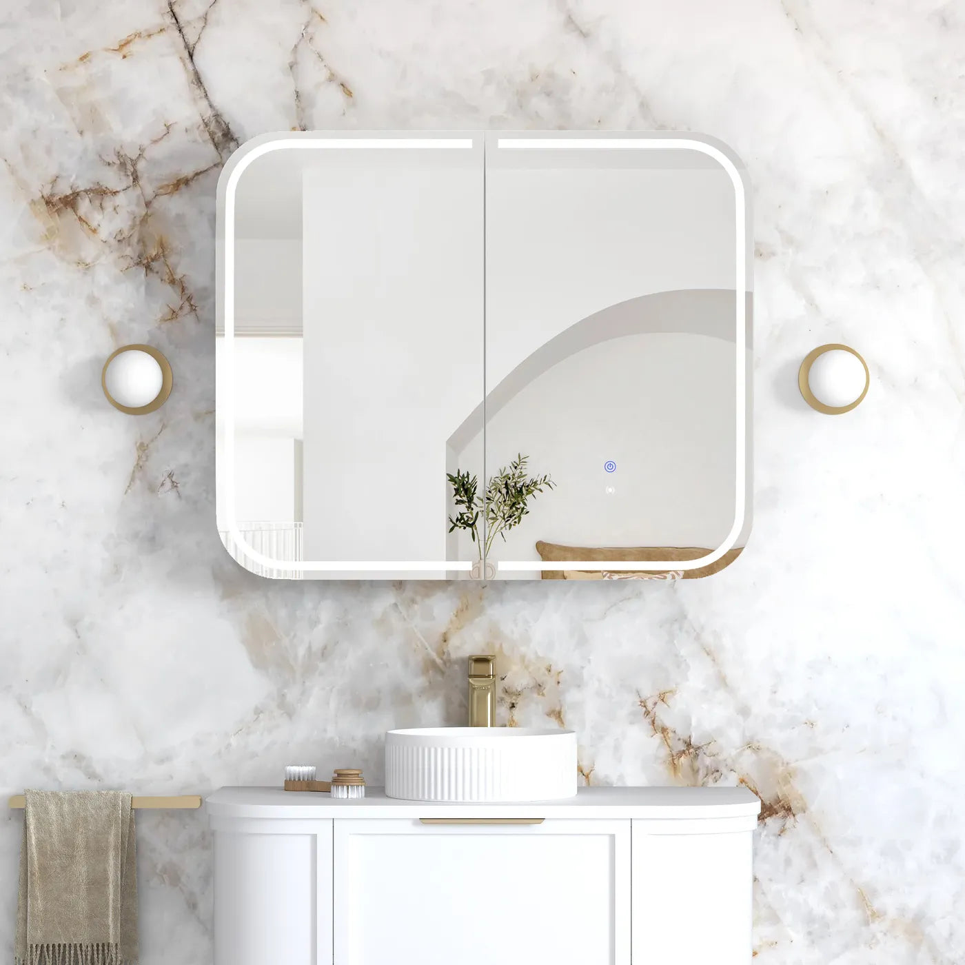 Newport LED Shaving Cabinet