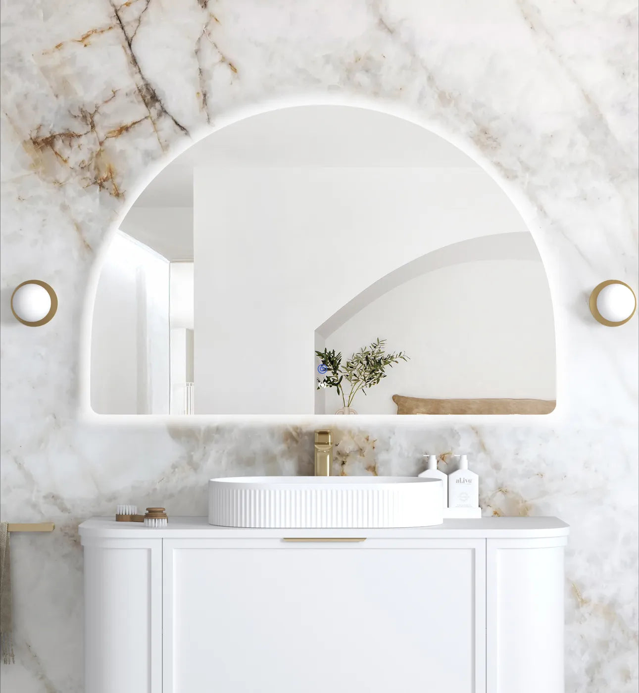 Moonlight Archie Frameless LED Mirror