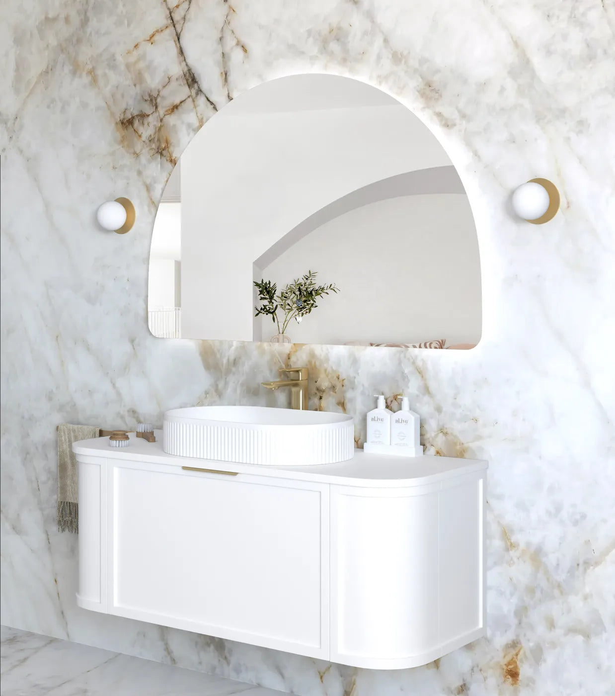Moonlight Archie Frameless LED Mirror