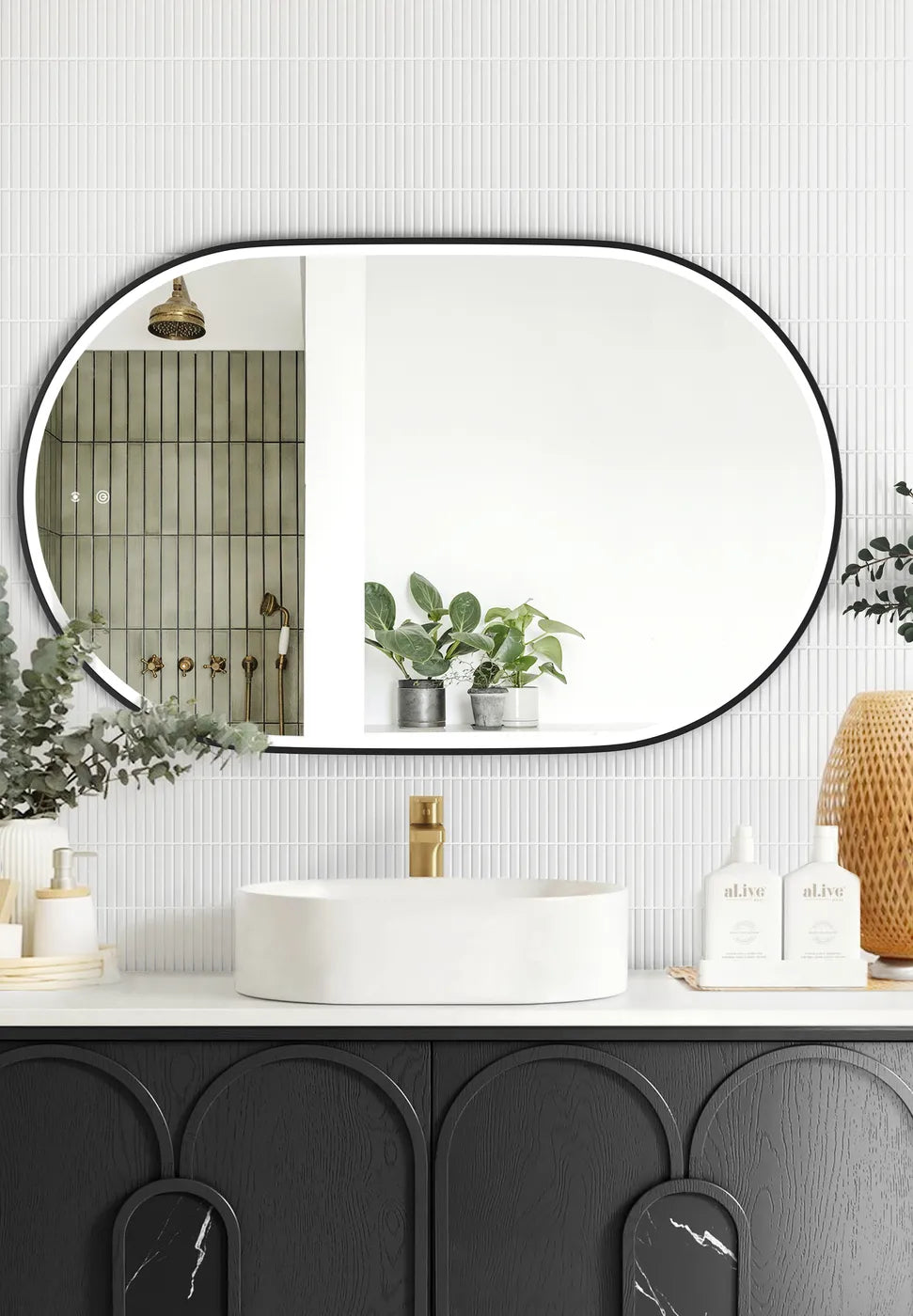 Noosa LED Mirror With Metal Frame