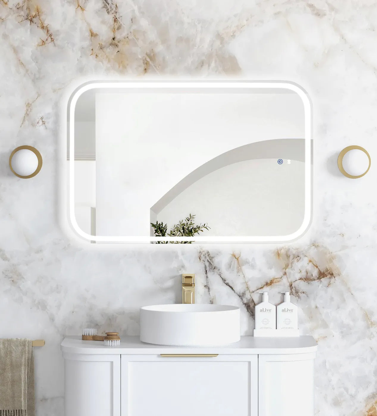 Newport LED Frameless Mirror