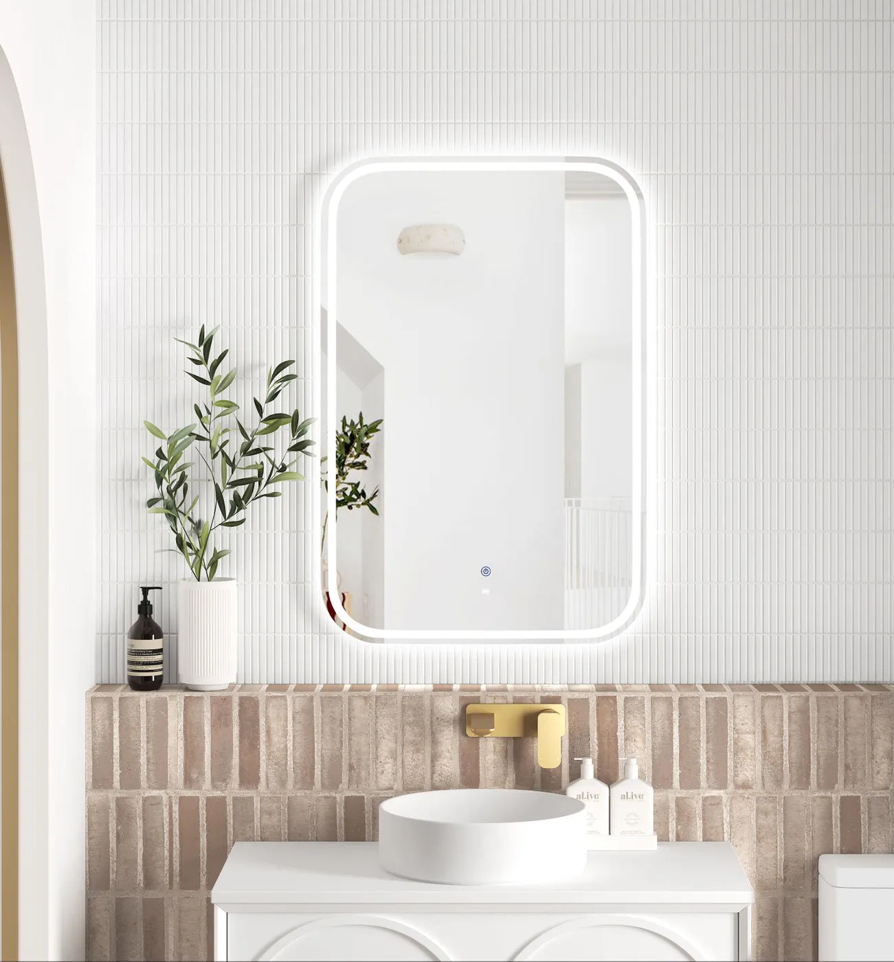 Newport LED Frameless Mirror