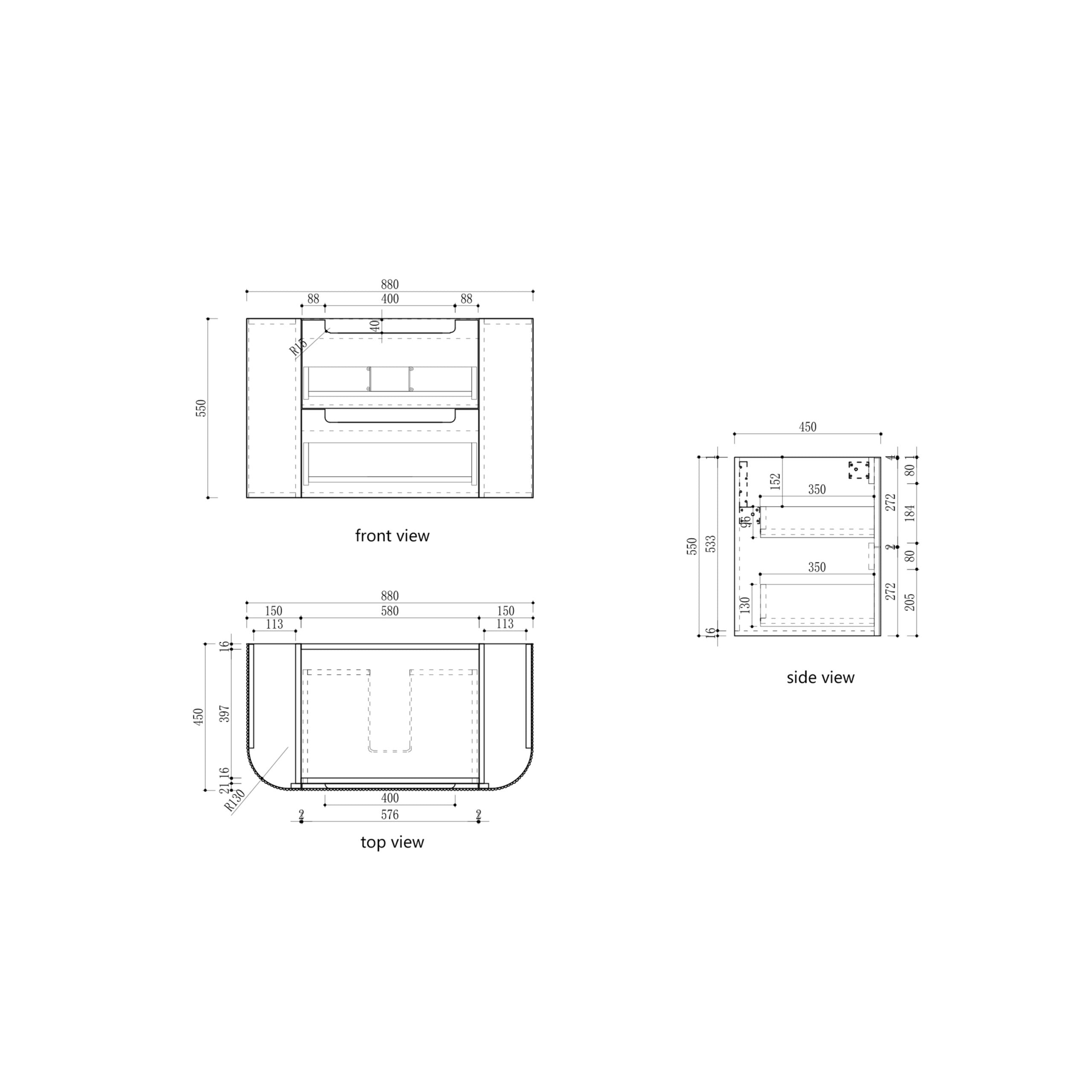 Varcelli Tier Wall Hung Vanity