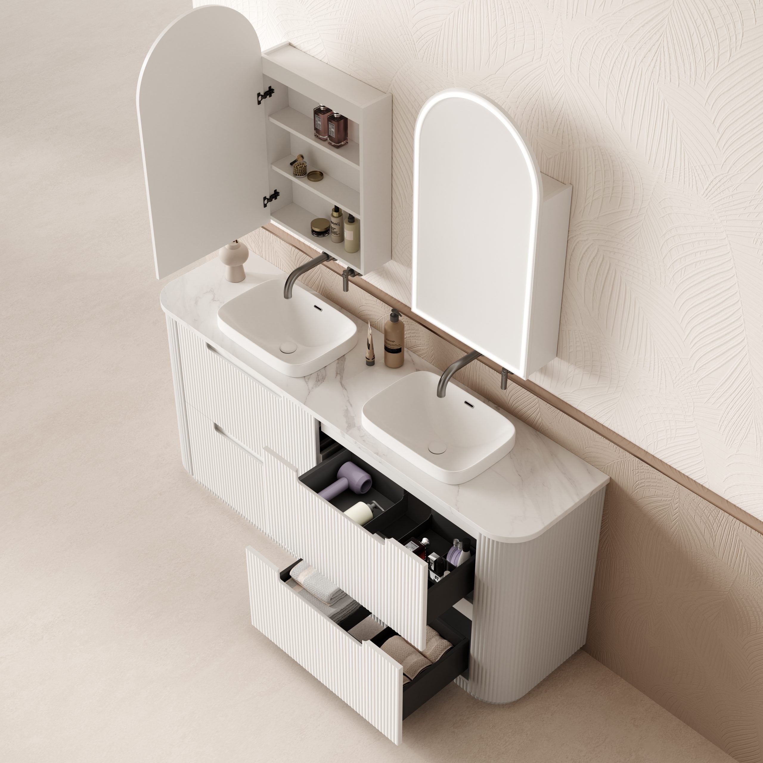 Curva Freestanding Vanity