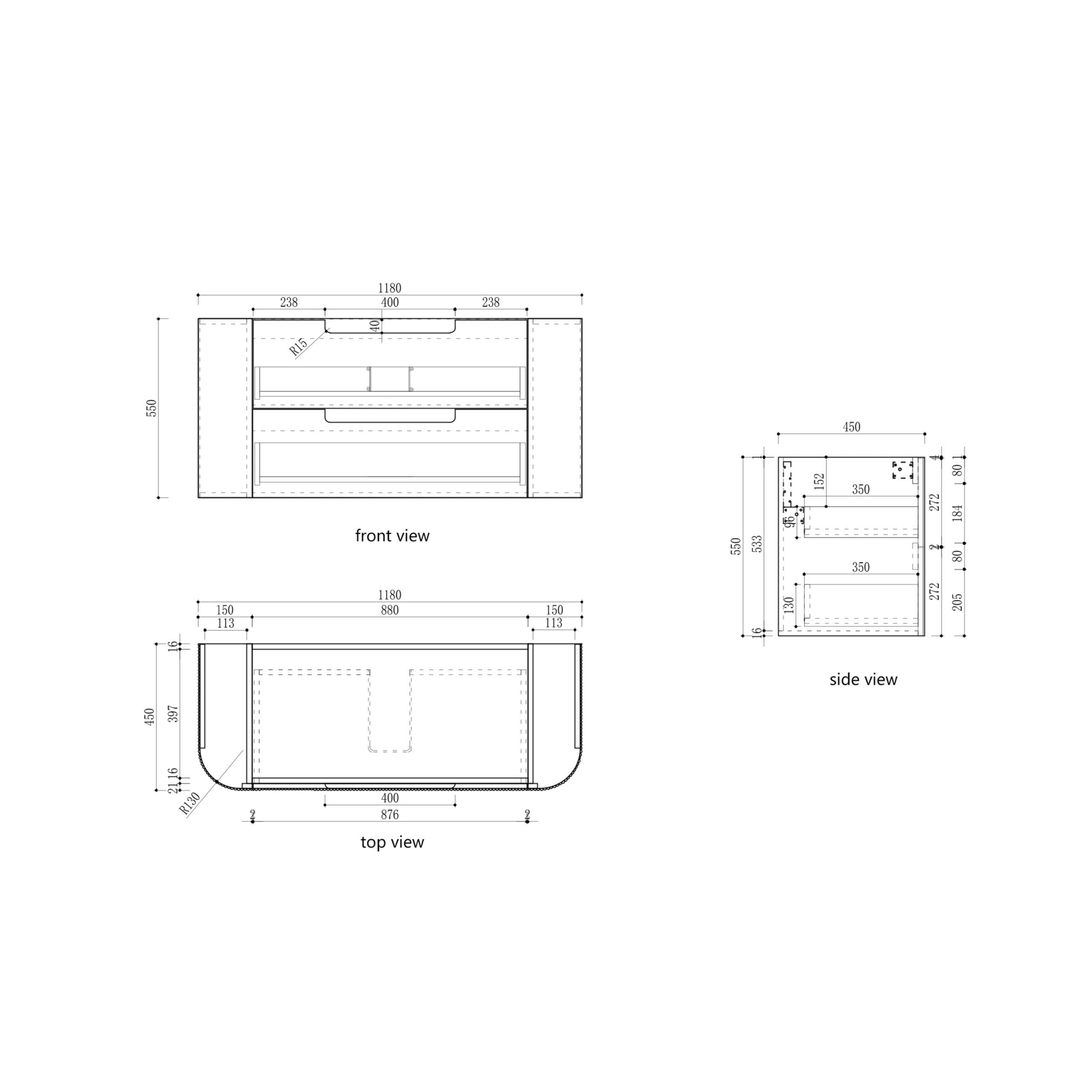 Varcelli Tier Wall Hung Vanity