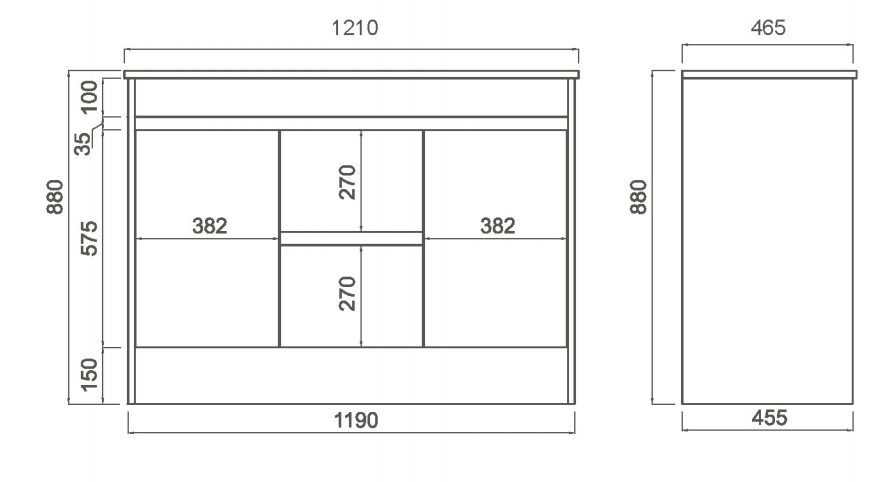 Legna Natural Oak Freestanding Vanity