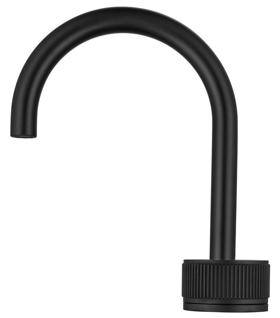 Mica Fluted Soft-Square Hob Basin Mixer Set - Neche Interiors