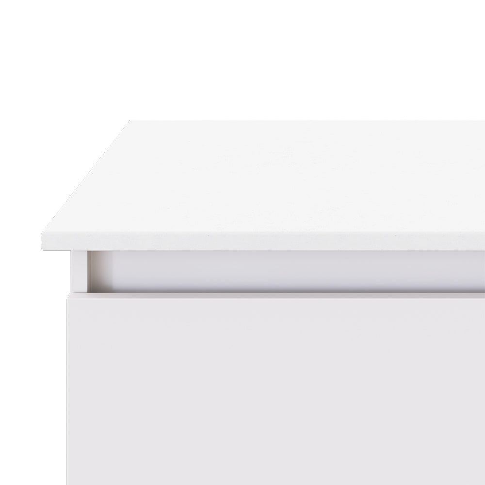 Silica Free Stone Vanity Tops - Rectangular Full Depth