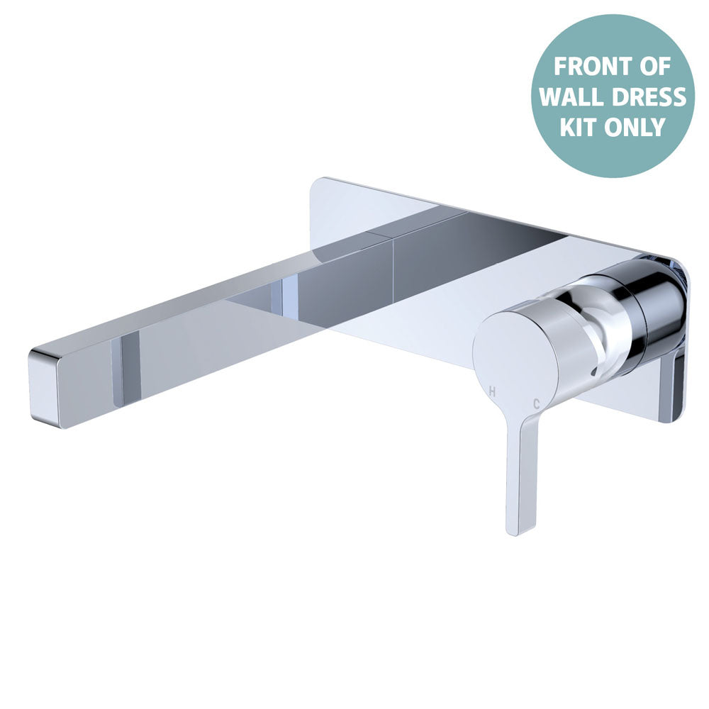 Sansa Wall Basin Mixer Dress Kit, Rectangular Plate