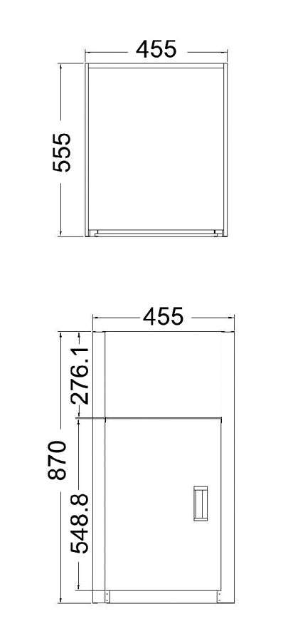 Laundry Colour Bond Cabinet