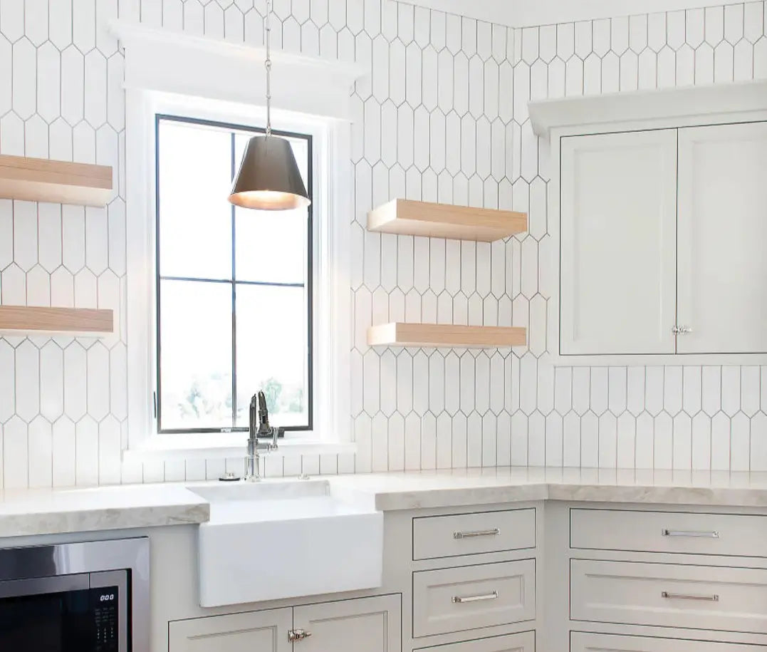 Picket White Subway Tile
