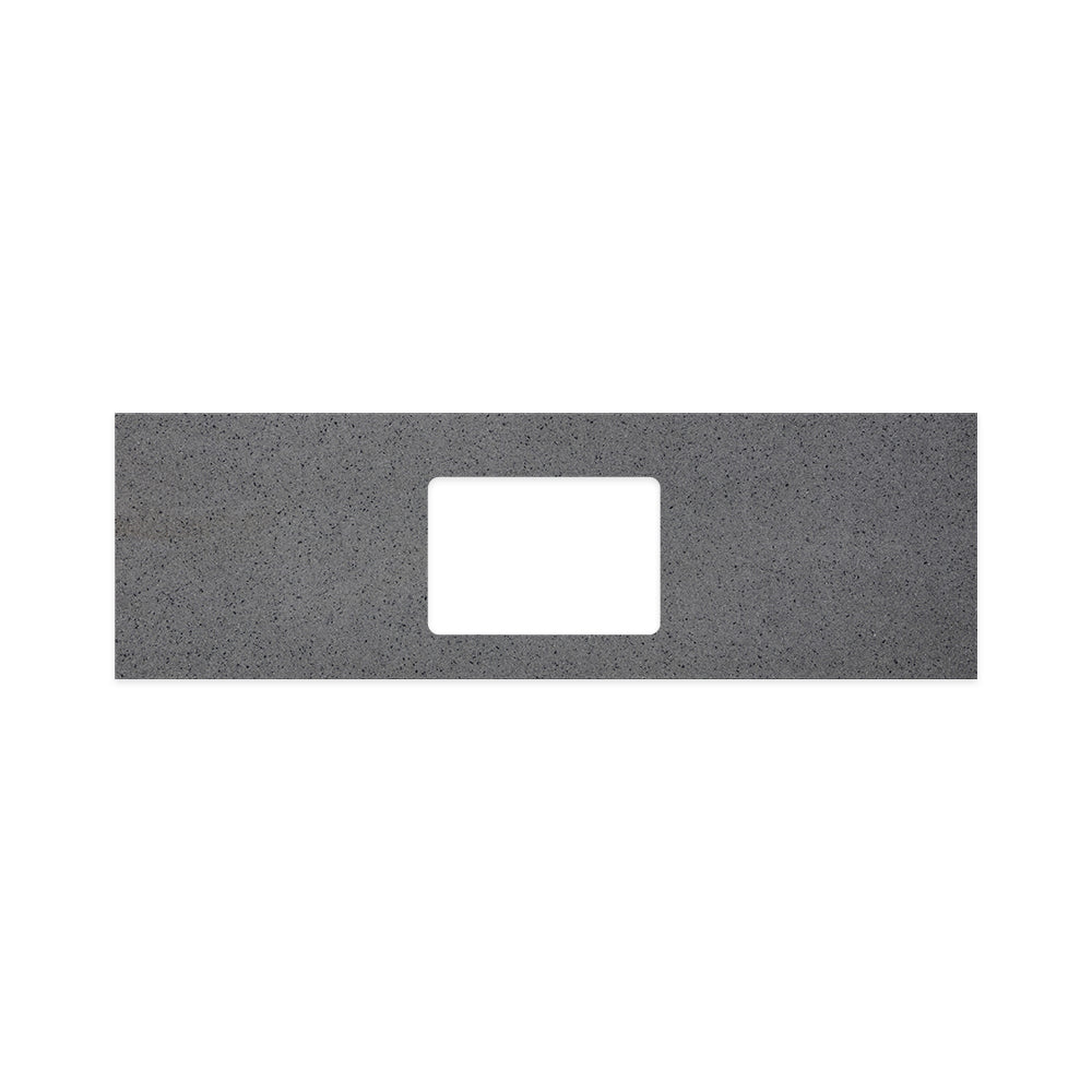Moonscape Solid Surface Top Rectangular Full Depth with Single Undermount Basin Hole - Neche Interiors
