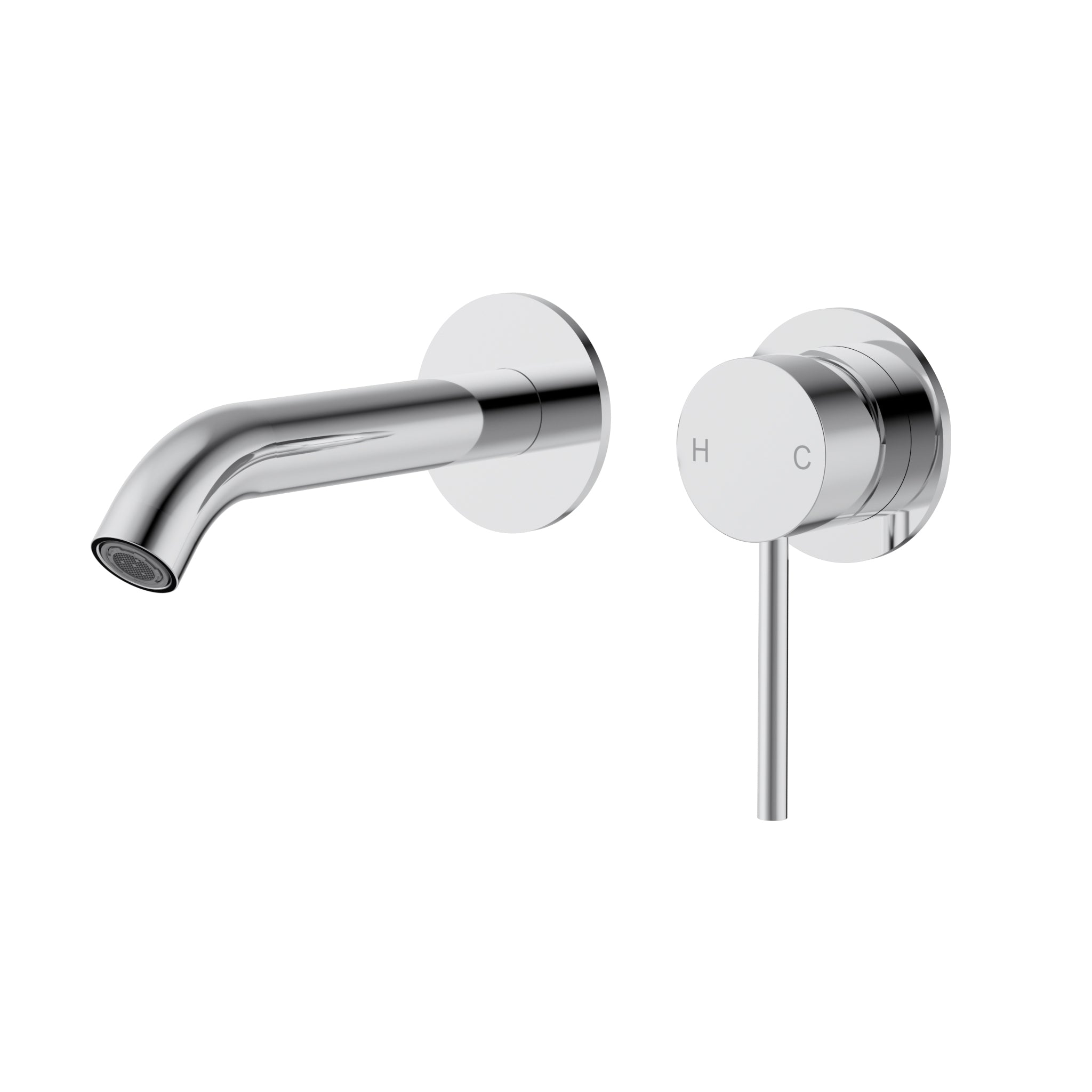 Otus Slimline Wall Basin Mixer (Separated Back Plate)