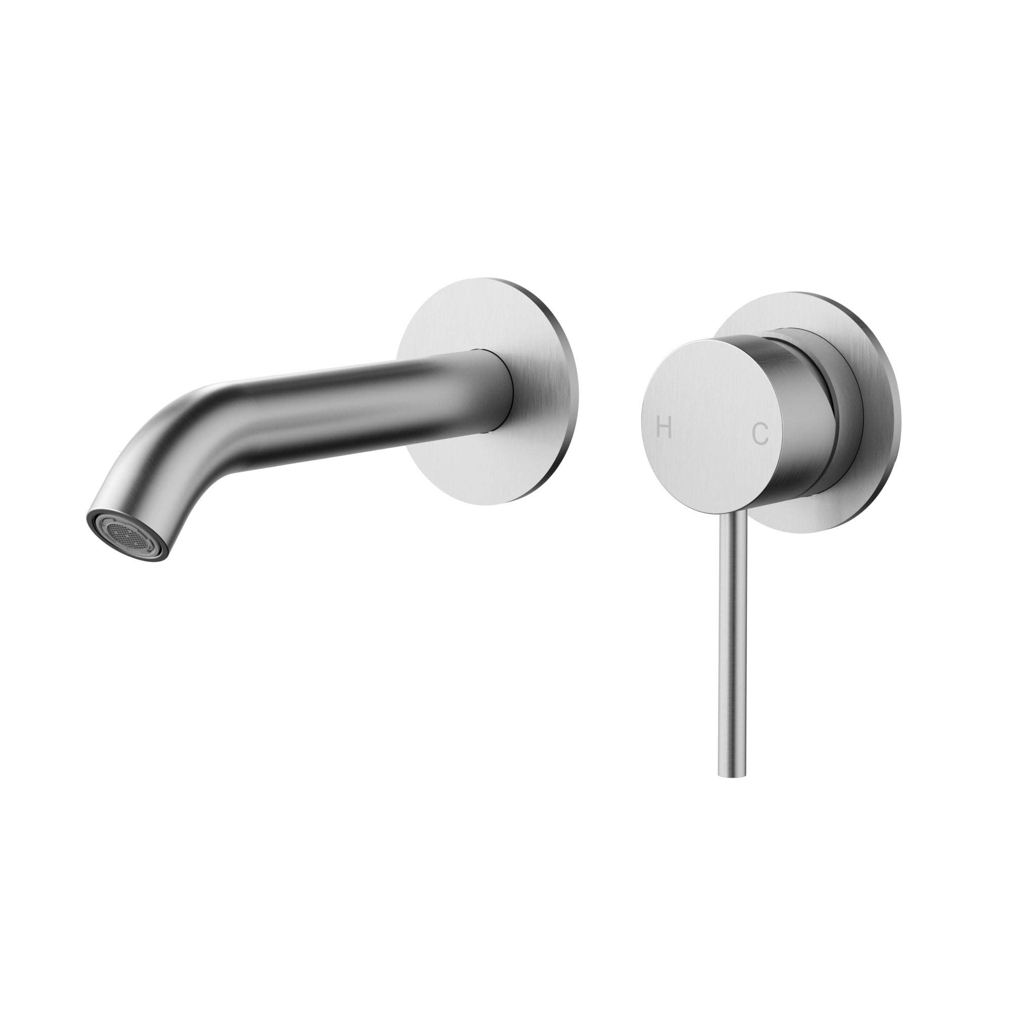 Otus Slimline Wall Basin Mixer (Separated Back Plate)