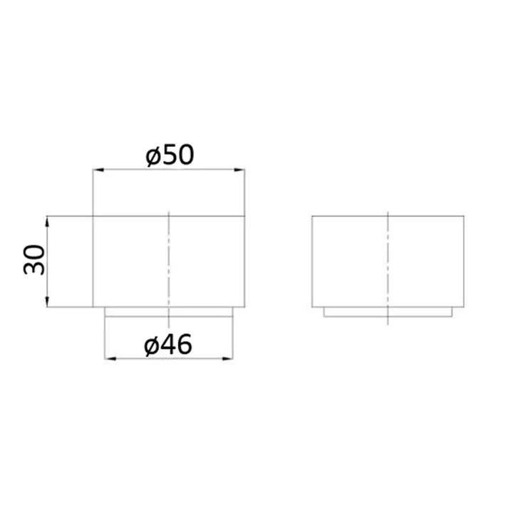 Hali 1/4 Turn Wall Top Assembly