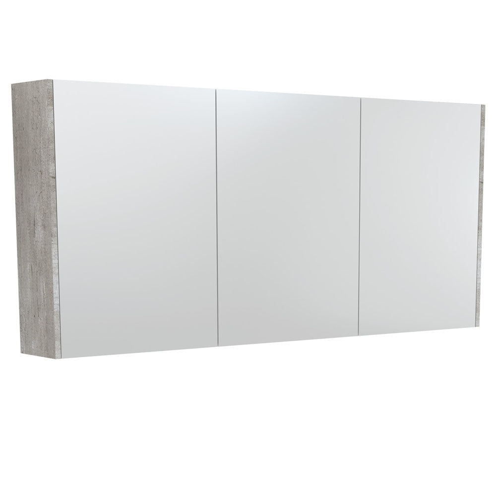 1500 Mirror Cabinet With Industrial Side Panels