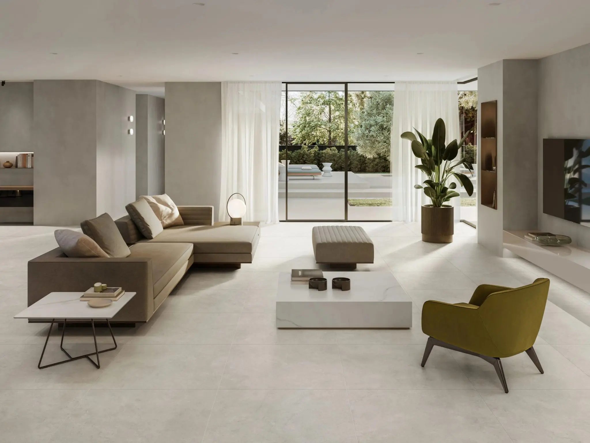 Roman Travertine Porcelain Tile