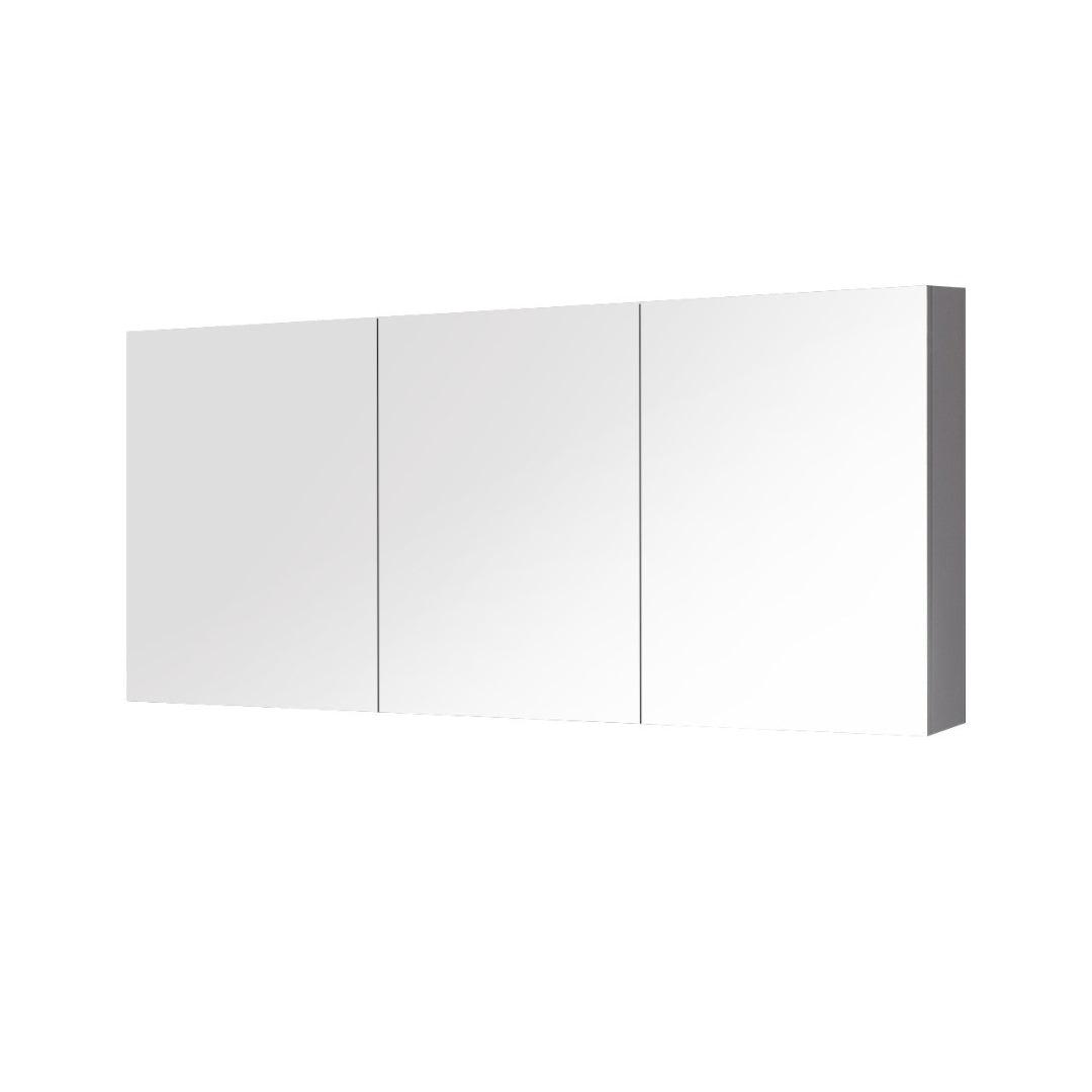 Gloss White PVC Mirror Shaving Cabinet