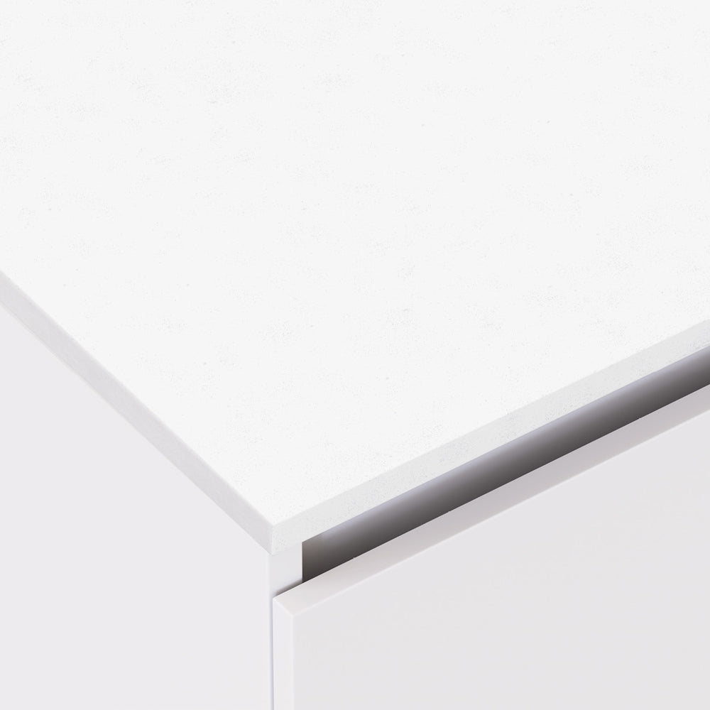 Sarah Crystal Pure Undermount 900 Quest Vanity on Kick