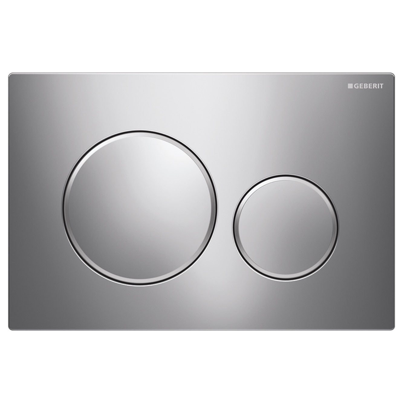 Geberit Sigma 20 Round Button Flush Plate, Chrome