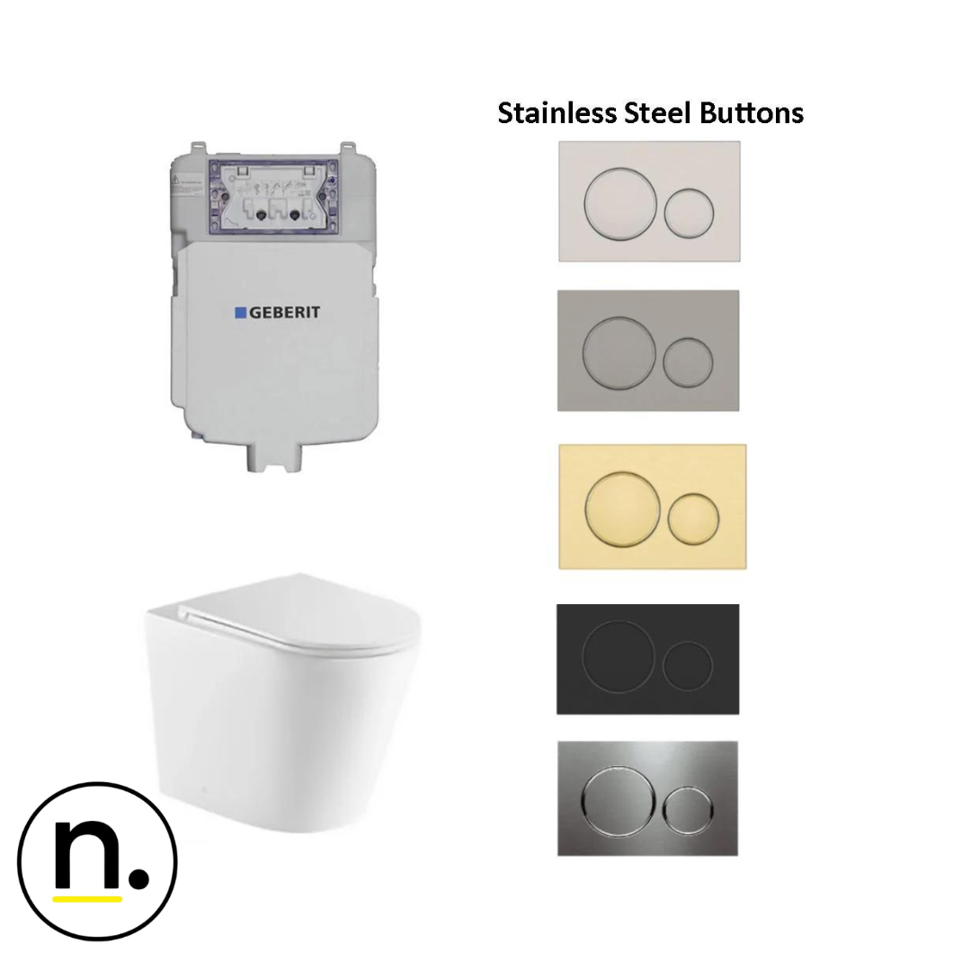 Siren Rimless In Wall Toilet