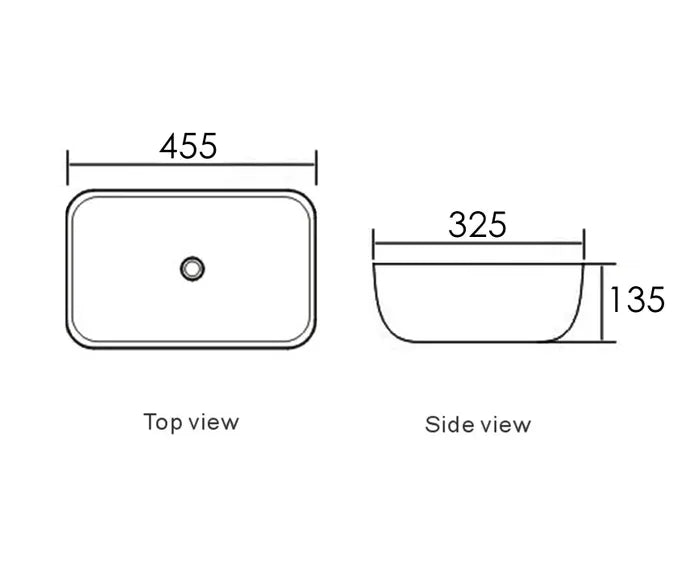 Artis 96 Ultra Slim Counter Top Basin