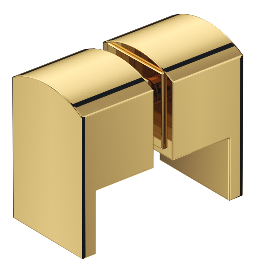 Shower Screen Handle - Square Lever - Neche Interiors