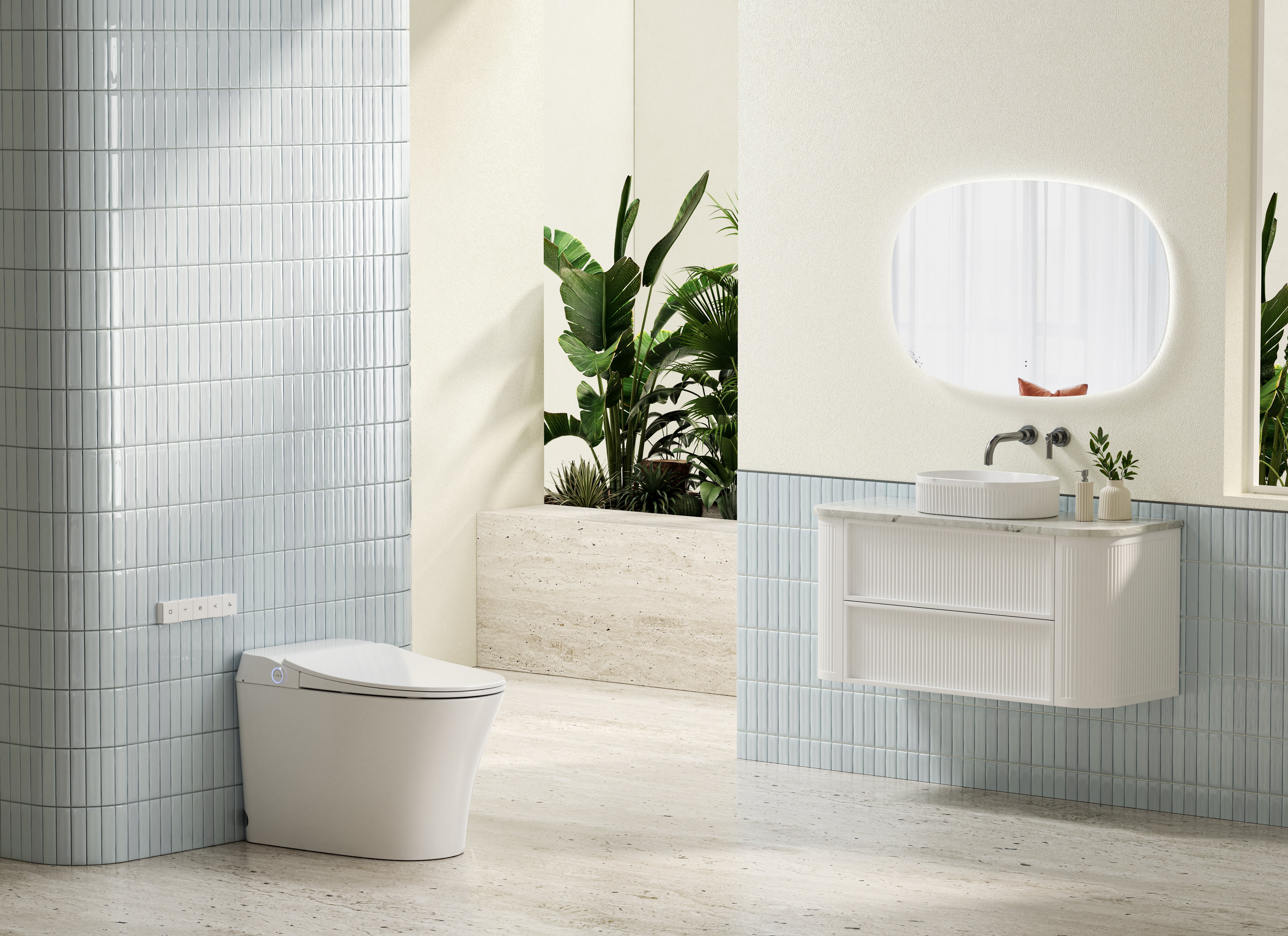 Lafeme Neovanta Cisternless Toilet Suite