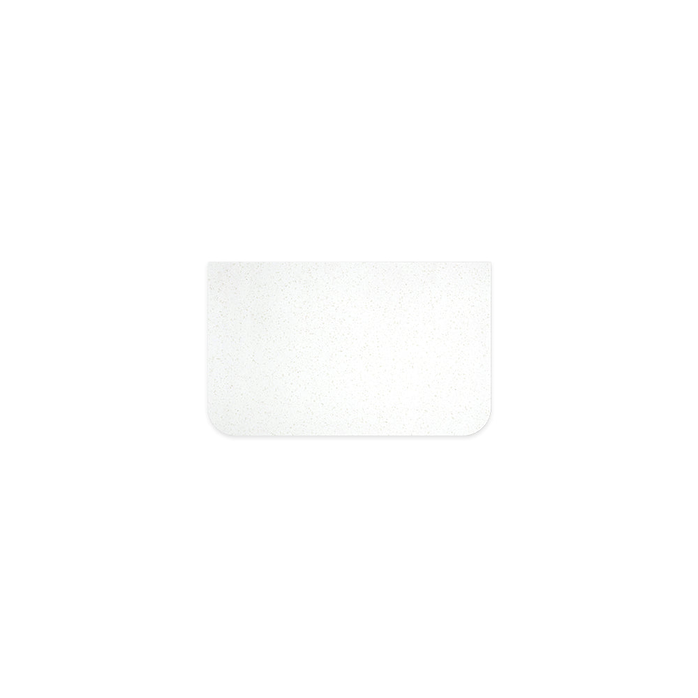 Snowflake Solid Surface Top Curved Full Depth