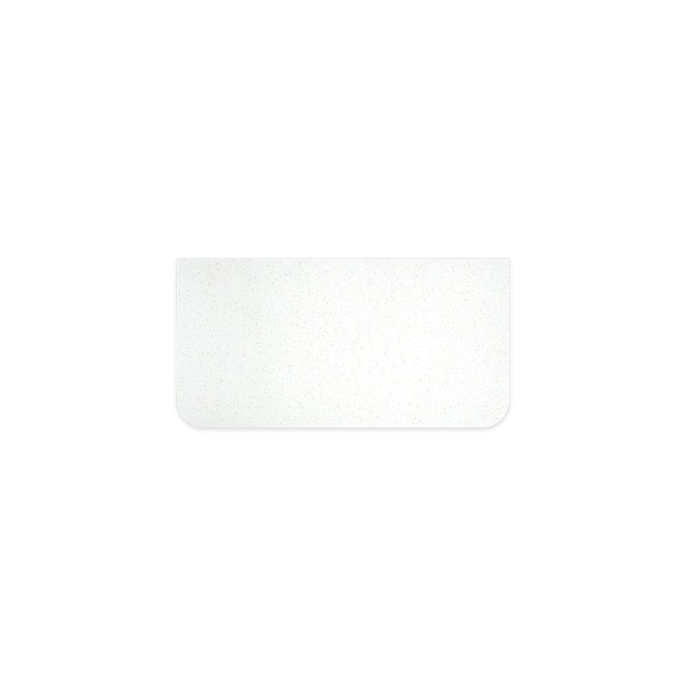 Snowflake Solid Surface Top Curved Full Depth - Neche Interiors