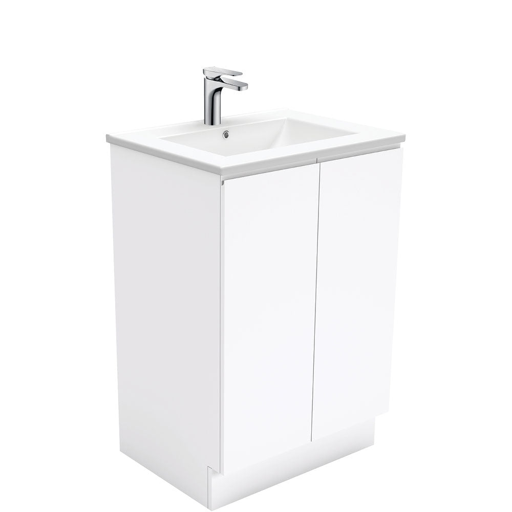 Dolce Gloss White Finger Pull Vanity