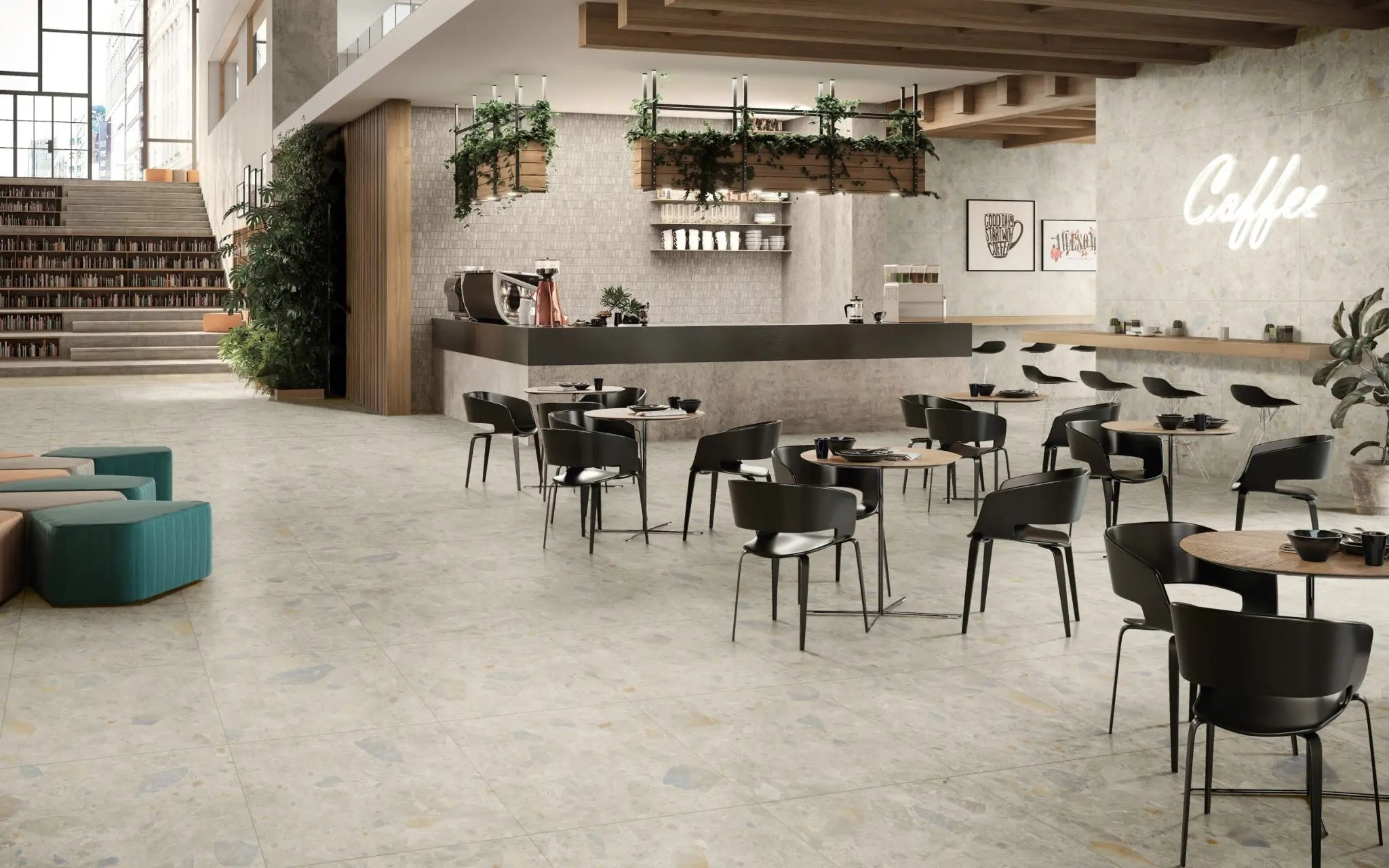 Terrazzo Rock Porcelain Tile