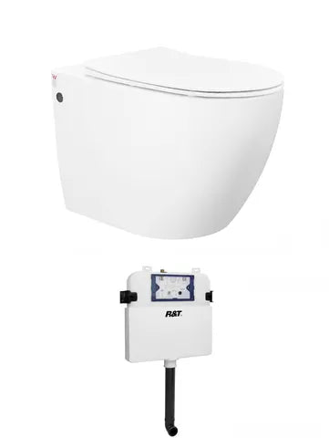 Voghera Wall Faced In Wall Toilet Suite