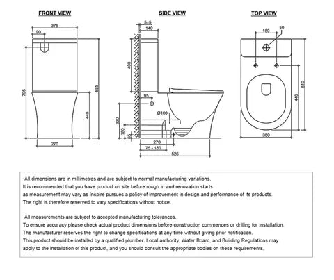 Voghera In Wall Toilet Suite