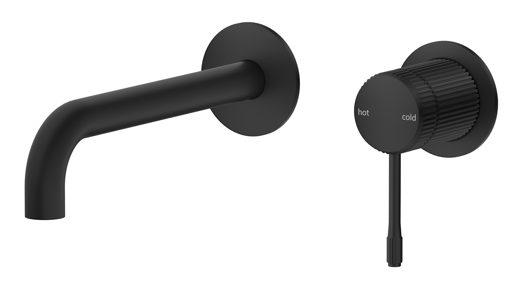 Mica Fluted Wall-Spout Combo - Neche Interiors