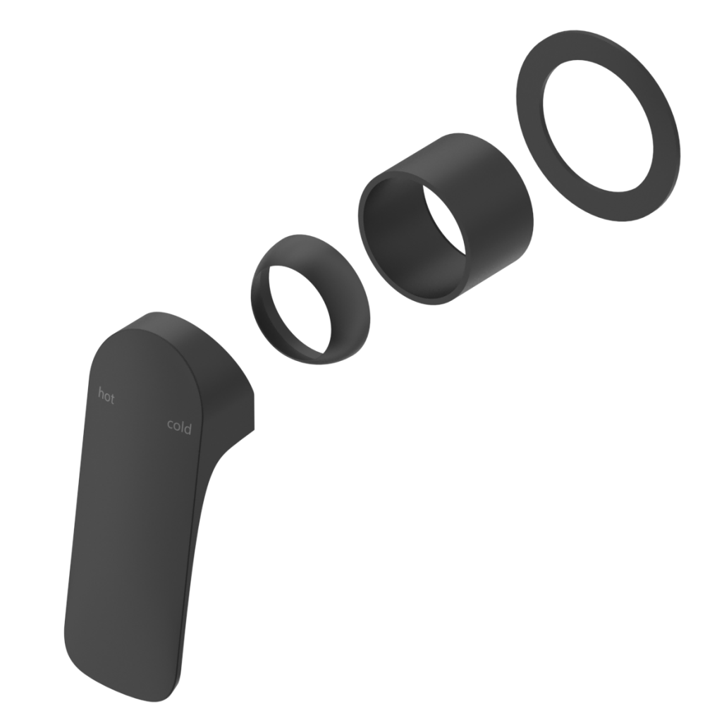 Kaza Shower Mixer - Round Plate - TRIM KIT ONLY - Neche Interiors