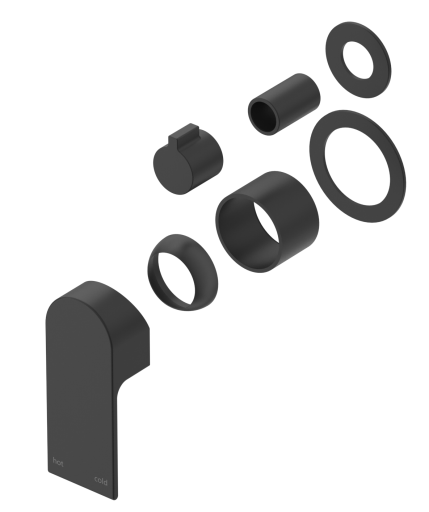 Eleniko Shower Mixer Diverter - 2P - TRIM KIT ONLY - Neche Interiors