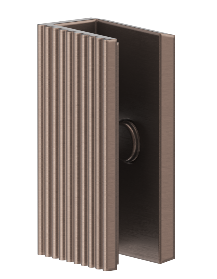 Shower Screen Wall Bracket - Fluted - Neche Interiors
