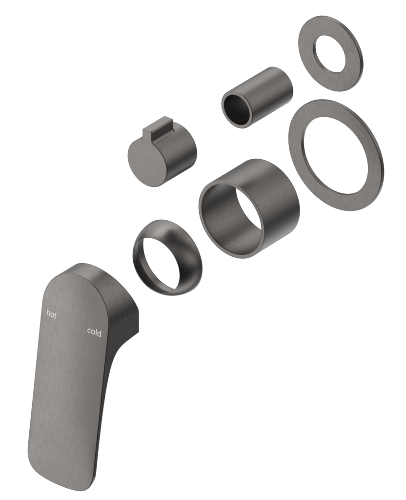 Kaza Shower Mixer Diverter - 2P - TRIM KIT ONLY - Neche Interiors