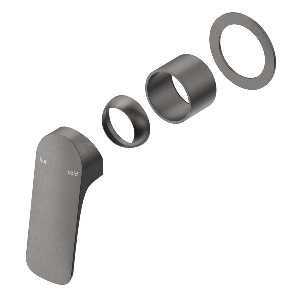 Kaza Shower Mixer - Round Plate - TRIM KIT ONLY - Neche Interiors