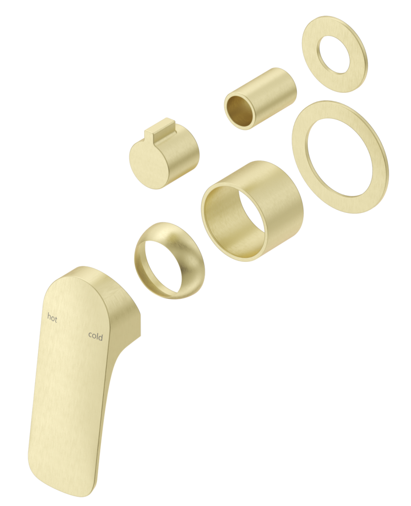 Kaza Shower Mixer Diverter - 2P - TRIM KIT ONLY - Neche Interiors