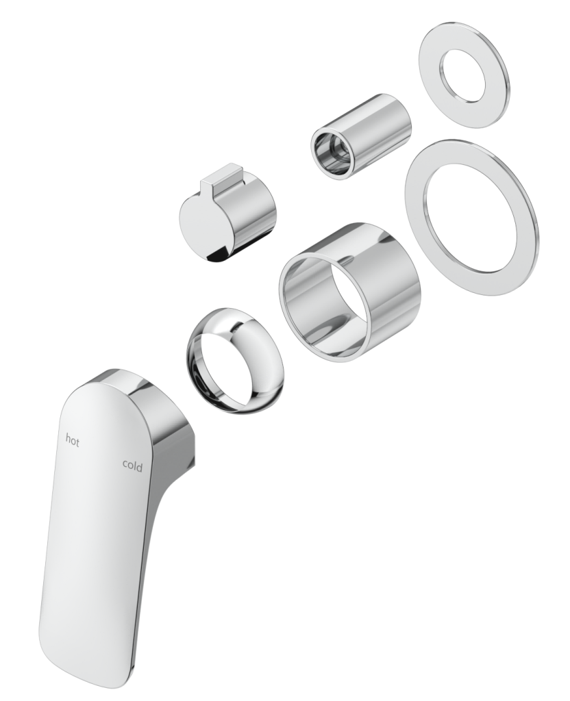 Kaza Shower Mixer Diverter - 2P - TRIM KIT ONLY - Neche Interiors