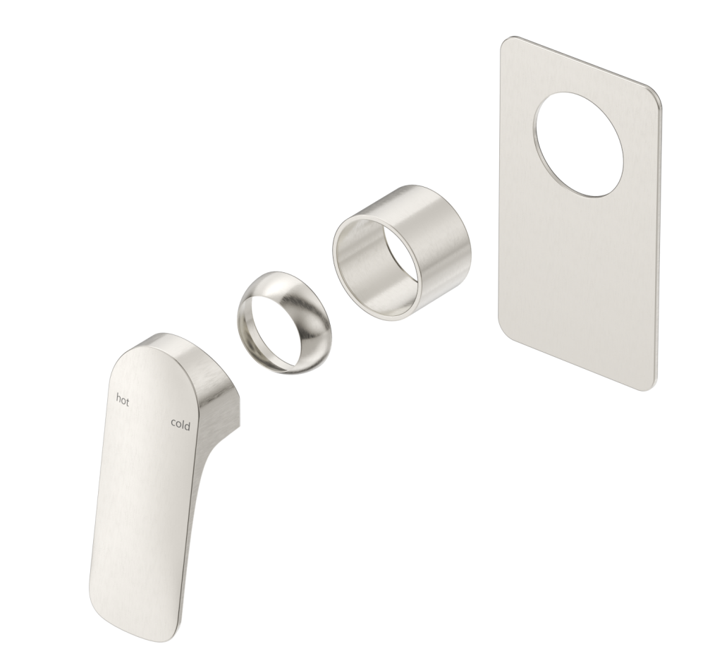 Kaza Shower Mixer - Square Plate - TRIM KIT ONLY - Neche Interiors