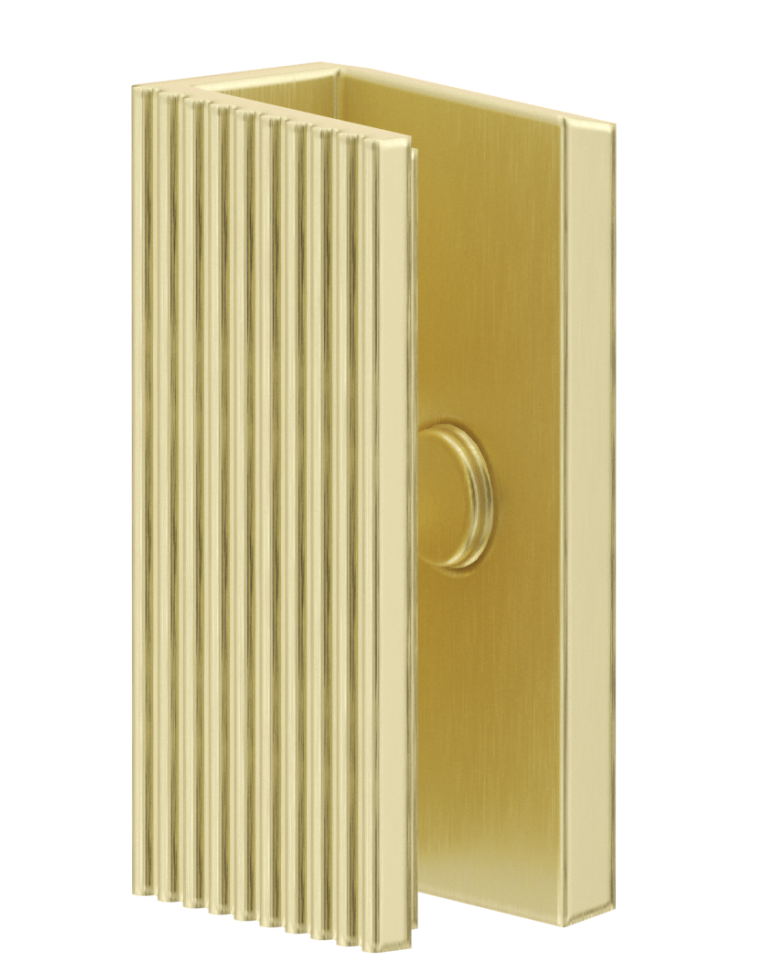 Shower Screen Wall Bracket - Fluted - Neche Interiors